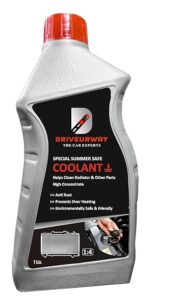 Driveurway Special Summer Safe Coolant, 1 Litre, Anti Rust, Prevents Over Heating (Red)